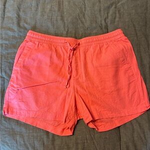 Old Navy Coral Drawstring Athletic Shorts